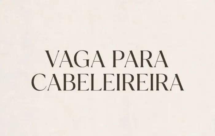 Vaga para cabeleira