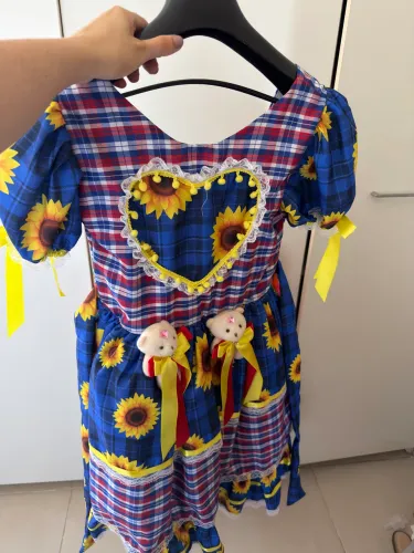 Vestido de quadrilha 10 anos