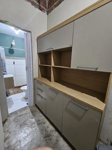 Armário de Cozinha 5 Portas e 2 Gavetas Semi Novo<br><br>2 Gavetas | Semi Novo
