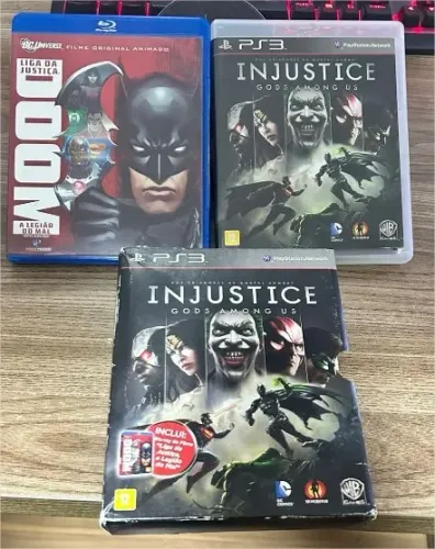 Jogo Injustice: Gods Among Us - Box PS3 / Playstation 3