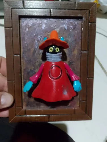 Quadro artesanal do boneco gorpo