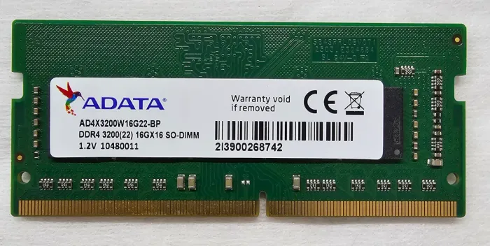 Memória Notebook DDR4 16GB 3200MHZ