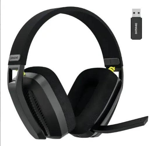 Headset Gamer Binnune Bw06 2.4ghz Bluetooth S/ Fio Preto