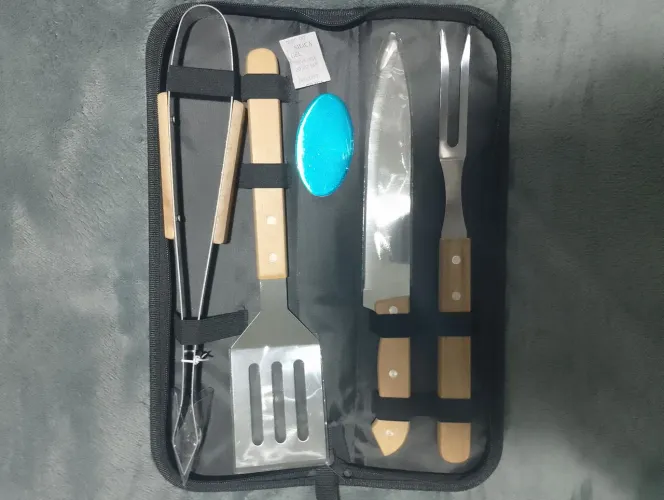 Kit Churrasco em Inox