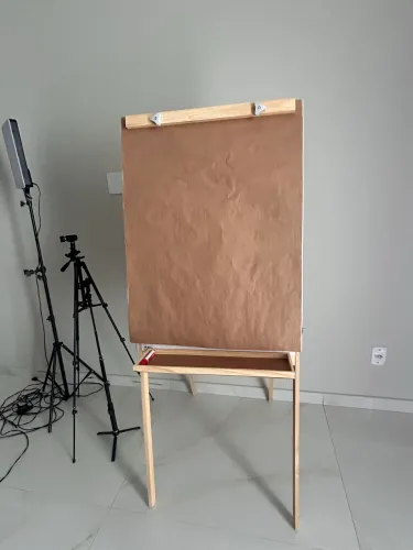 Cavalete Suporte Porta Bloco Flip Chart Bem Alto