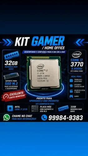 Kit i7 ( PROCESSADOR , MEMORIAS E PLACA MÃE )