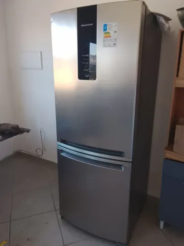 Geladeira duplex inox Brastemp 