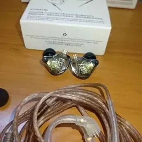 Fone de ouvido Kz Edx Lite Dj musical retorno palco In-ear sem microfone novo lacrado.