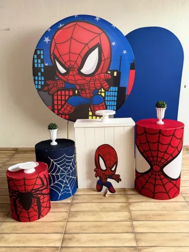 ornamentação de festa homem aranha