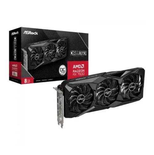 Placa De Vídeo Radeon RX 7600 8Gb GDDR6 128 bits