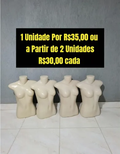 Busto feminino 35,00 cada