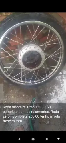 Roda Titan completa com rolamentos
