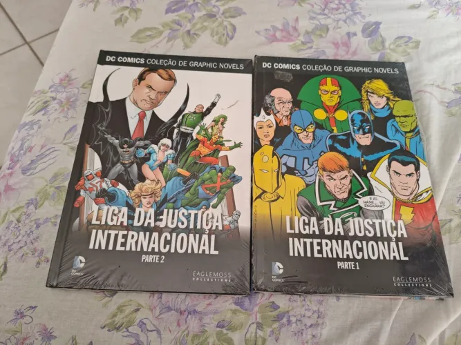 Liga da justiça internacional (v.1 e 2)- eaglemoss
