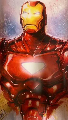 4 Ilustrações do Volverine, Homem de Ferro e The Flash do ilustrador Fabvalle
