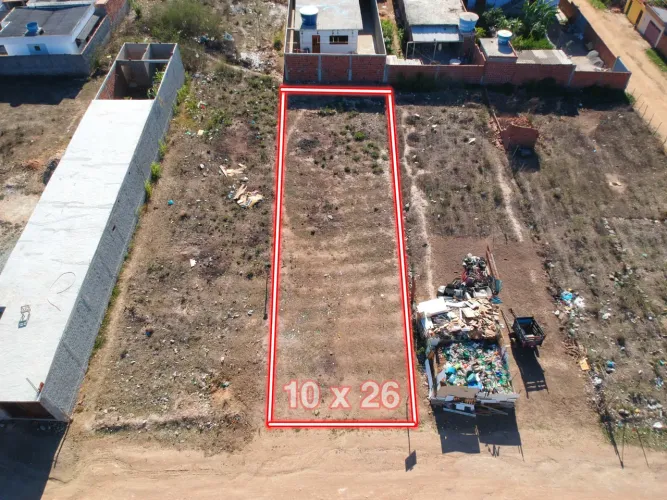 Vende-se Terreno no Bairro Novo em Bezerros-PE