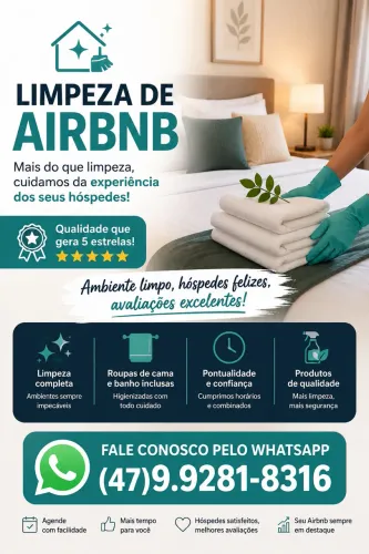 Limpezas de apartamento por Airbnb