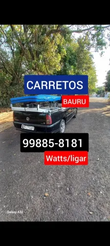 CARRETOS ÓTIMO PREÇO  COM SAVEIRO OU BAU  4M
