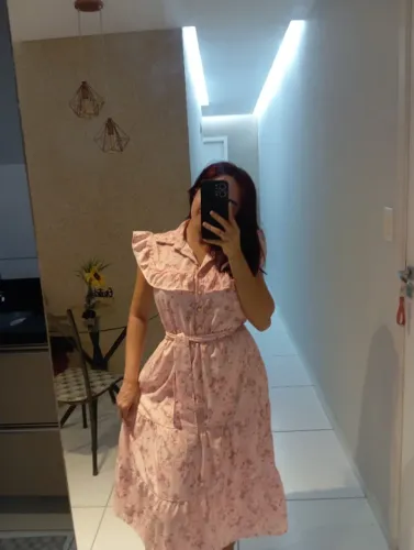 Vestido florido tamanho M