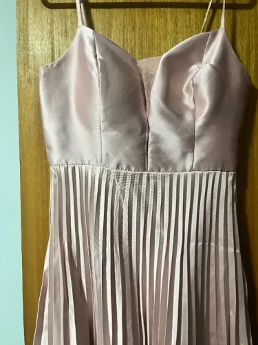 Vestido longo de festa Rosê