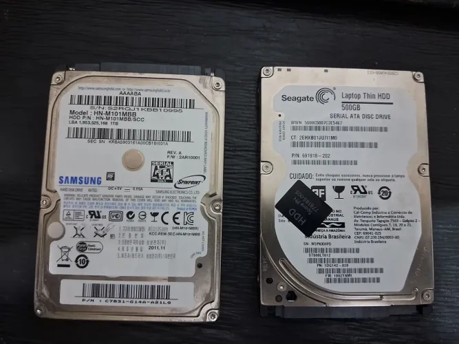 HDs Notebooks