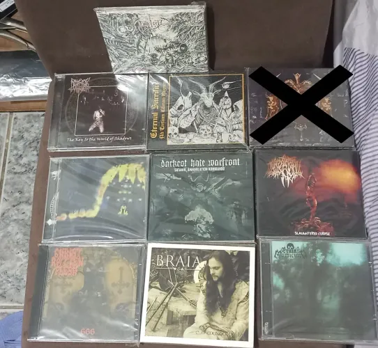 CDs Death, Black Metal Seminovos.