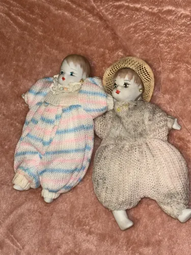 Bonecos de porcelana vintage usados - colecionador