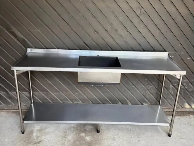 Pia em aço inox