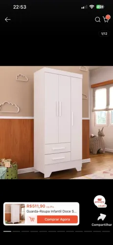 Guarda roupa e cômoda