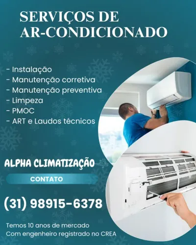 Instalação e manutenção de ar condicionado
