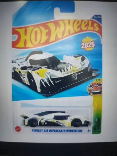 Hotwheels Peugeot 9x8 Hypercar / Hypervoiture