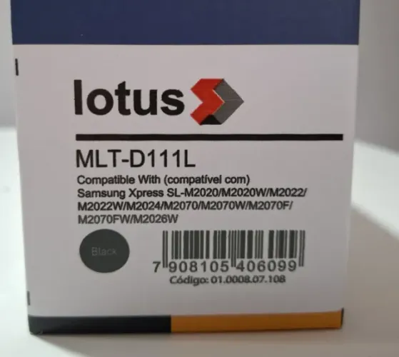 Cartucho de Toner MLT-D111L Samsung SL- M2020/M2020W/M2022/M2024/2070/M2026