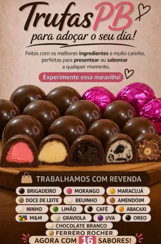 TRUFAS PARA REVENDA