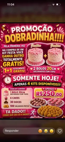Kit festa completo 