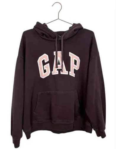 Moletom GAP feminino marrom com capuz ( NOVO )