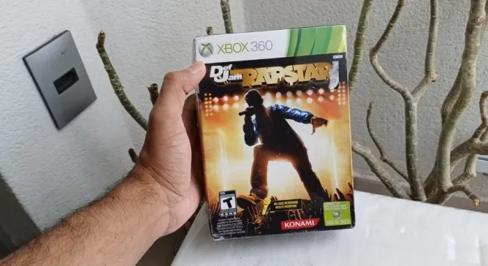 Jogo Def Jam Rapstar Konami C/ Microfone Xbox360 Raro Lacrado