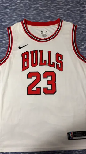 Regata NBA Chicago Bulls Association Edition Michael Jordan Branca 2XL
