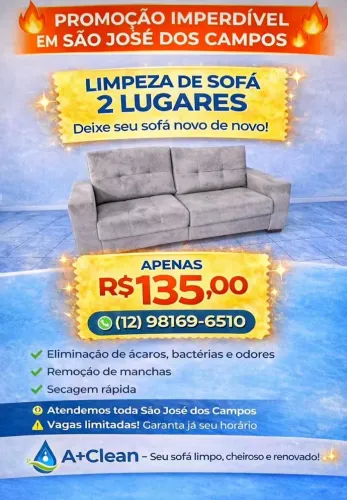 Fazemos Higienização de sofá
