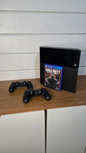 PS4 Único Dono + 2 Controles Originais + 38 Jogos + Nota Fiscal