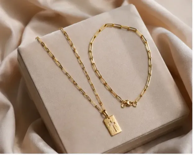 OURO 10K - CORRENTE + PULSEIRA ABAIXO DO VALOR