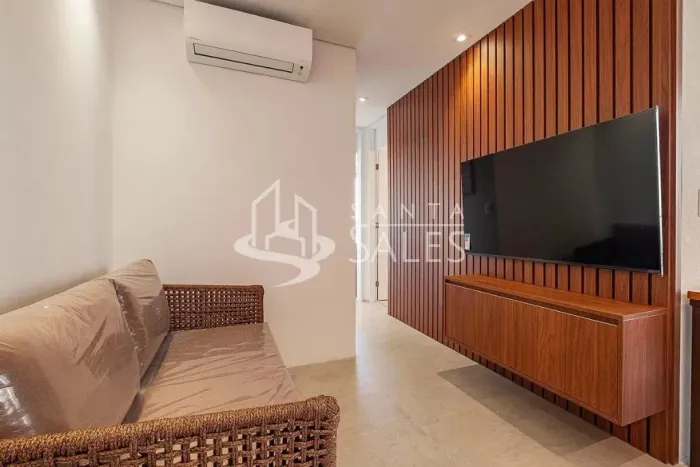 Apartamento para locação em Pinheiros, São Paulo-SP: 1 quarto, 1 banheiro, 46m² de área. V
