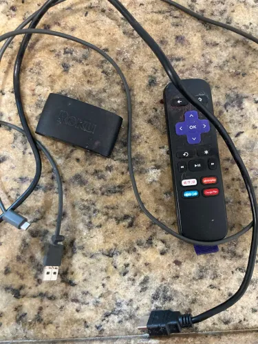 Roku Express Original com Controle e Cabos - Completo