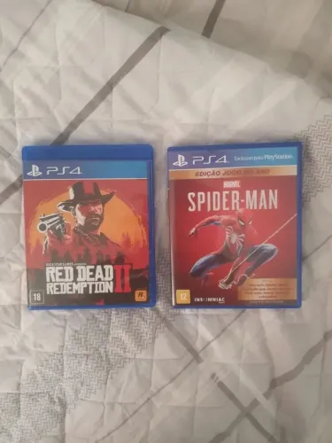 Red Dead Redemption 2 e Marvel's Spider-Man (NÃO CLIQUE EM COMPRAR)