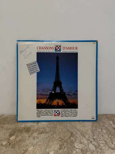 Lp Vinil: Chansons D?Amour 25 Super Sucessos Da Musica Romântica Francesa - Impecável