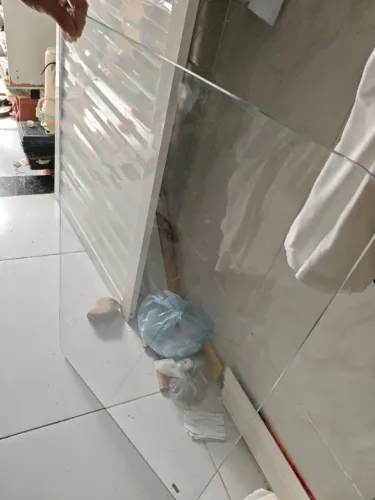 Vidro para mesa 90 x 56cm 5mm. 