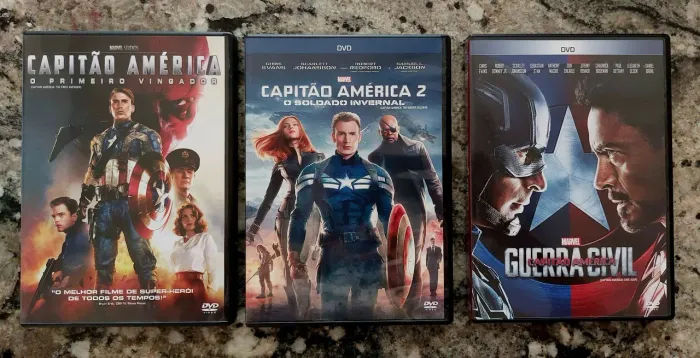 DVD Trilogia Capitão América