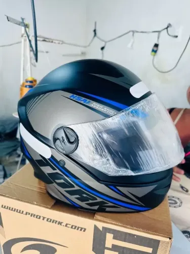 Capacete Pro Tork R8 Novo com Viseira Cristal ? Vários Tamanhos e Cores
