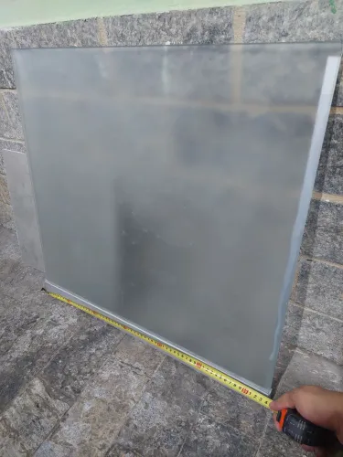 Vidro temperado + com película para armário
