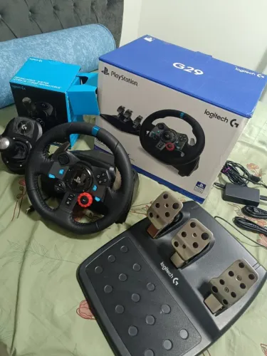 Volante logitech g29 + cambio completo 