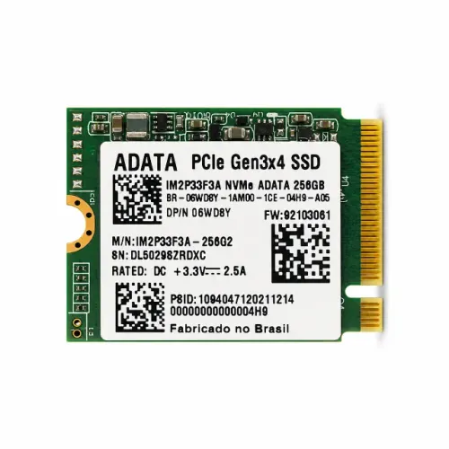 Ssd Nvme M.2 2230 256gb Pcie 3.0 X4 Adata Im2p33f3a-256g2