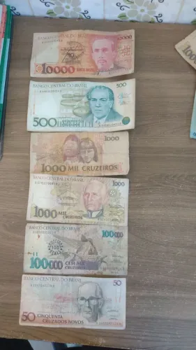 Cédulas e Moedas Antigas 